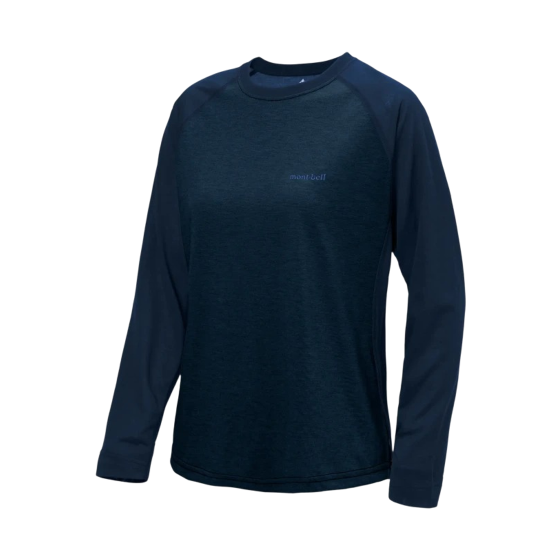 1114694 (W) Montbell Wickron Raglan Long Sleeve T-Shirt Navy