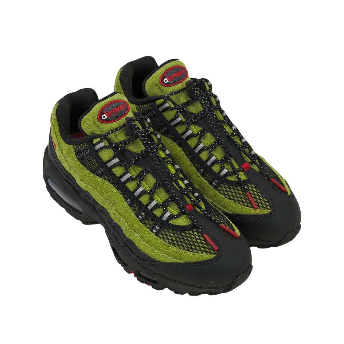 나이키 x 아야 브라운 에어맥스 95 빅 버블 아토믹 그린 앤 블랙(Nike x Aya Brown Air Max 95 Big Bubble Atomic Green and Black) - 4