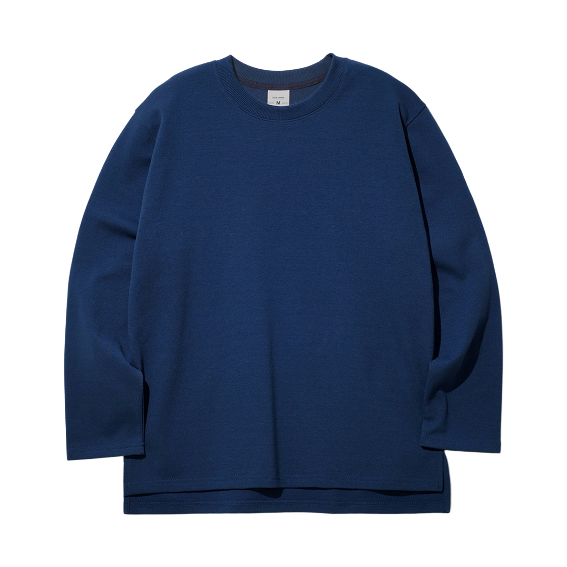 JHLT1273_darkblue_k FP142 Double Cotton Muji long Sleeve Dark Blue JHLT1273
