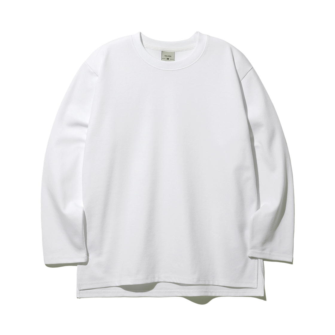 JHLT1273_white_k FP142 Double Cotton Muji long Sleeve White JHLT1273