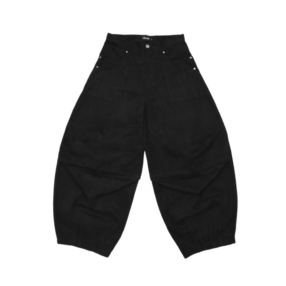 a31 I FEEL LUCKY Jumbo Dart Wide Pants Black