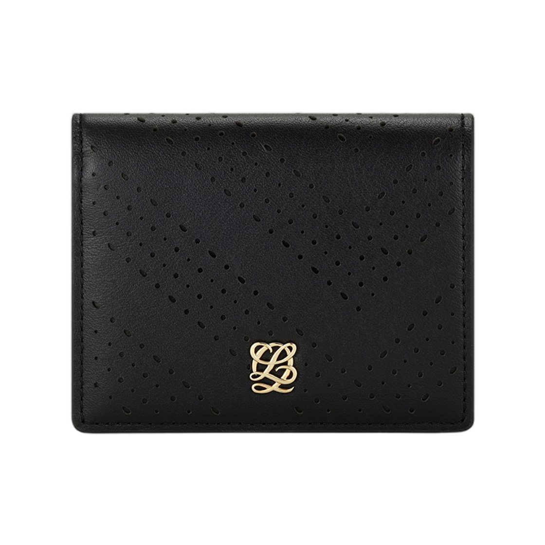 LVS61FM26FF7BL0171 Louis Quatorze L-Pattern Half Wallet Black