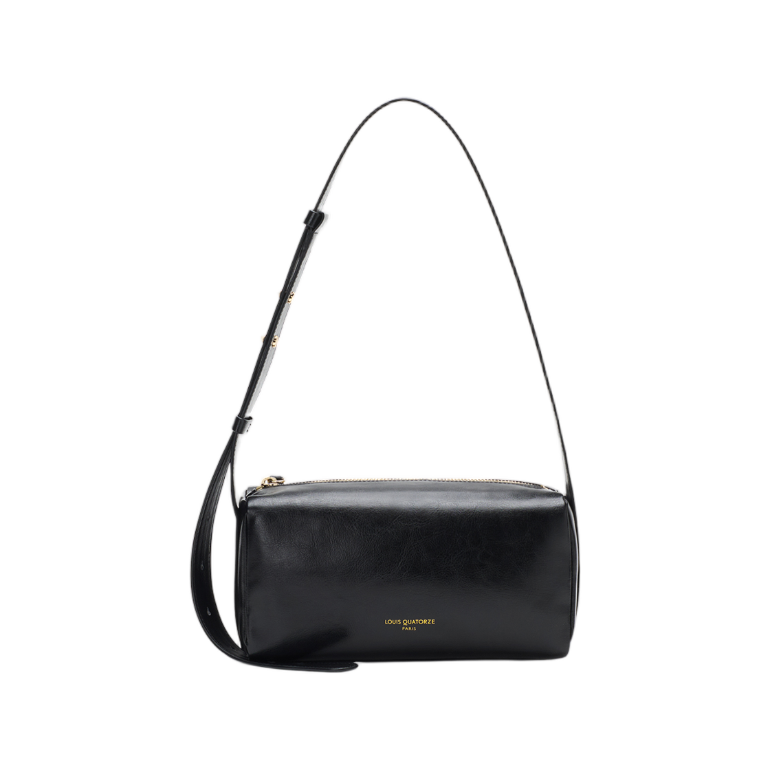 LLHS4SD31FA0BL0410 Louis Quatorze Vegan Leather Shoulder Bag Black