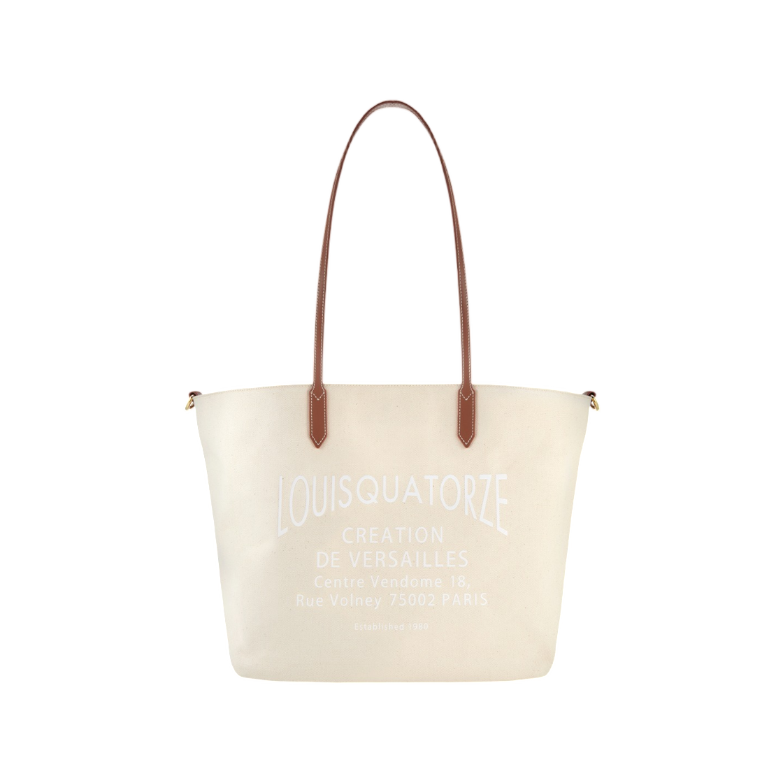 LLHR1SO06FA5TA0301 Louis Quatorze Canvas Shopper Bag Tan