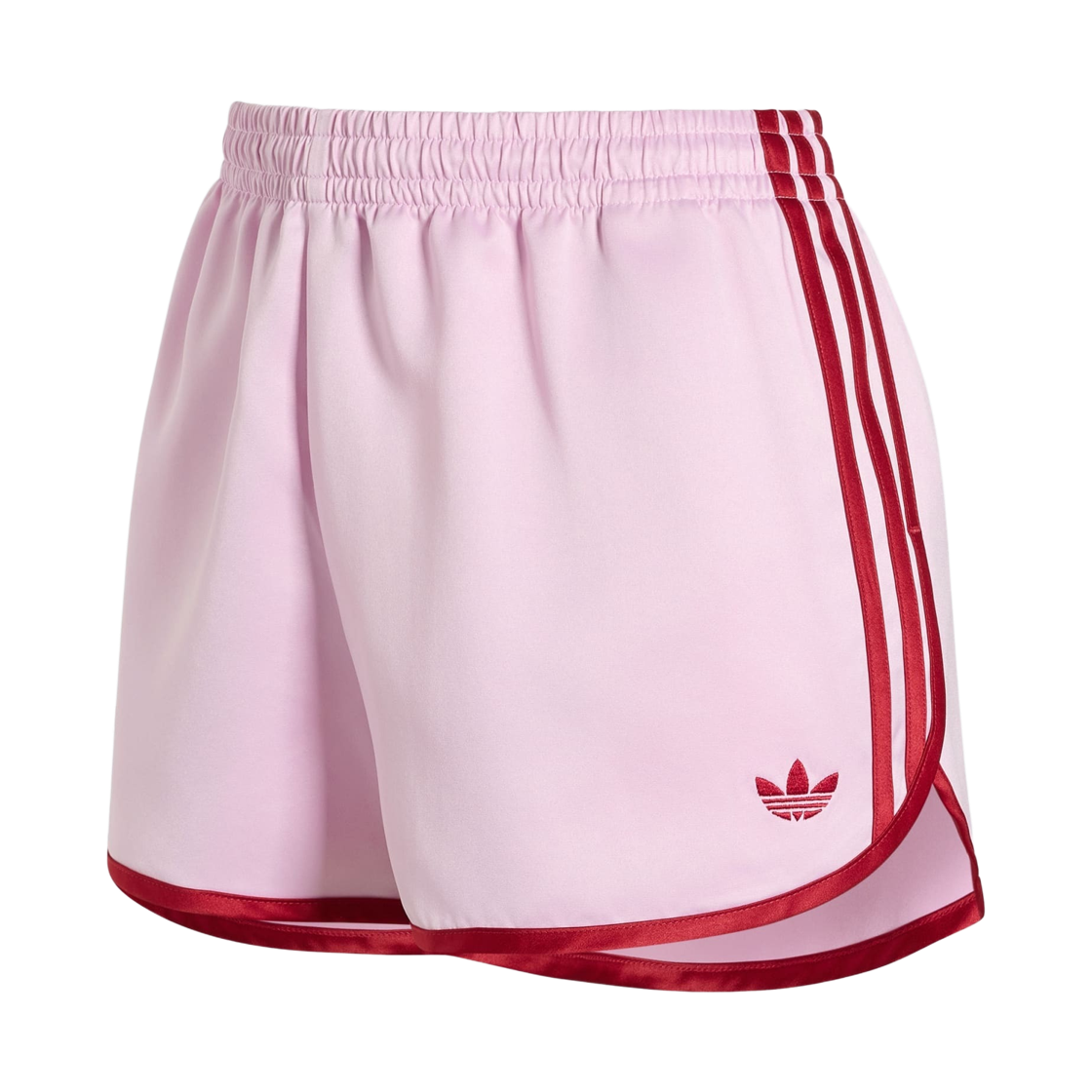 KY0817 (W) Adidas Originals 3-Stripes Satin Sprinter Shorts Orchid Fusion Team Victory Red - KR Sizing