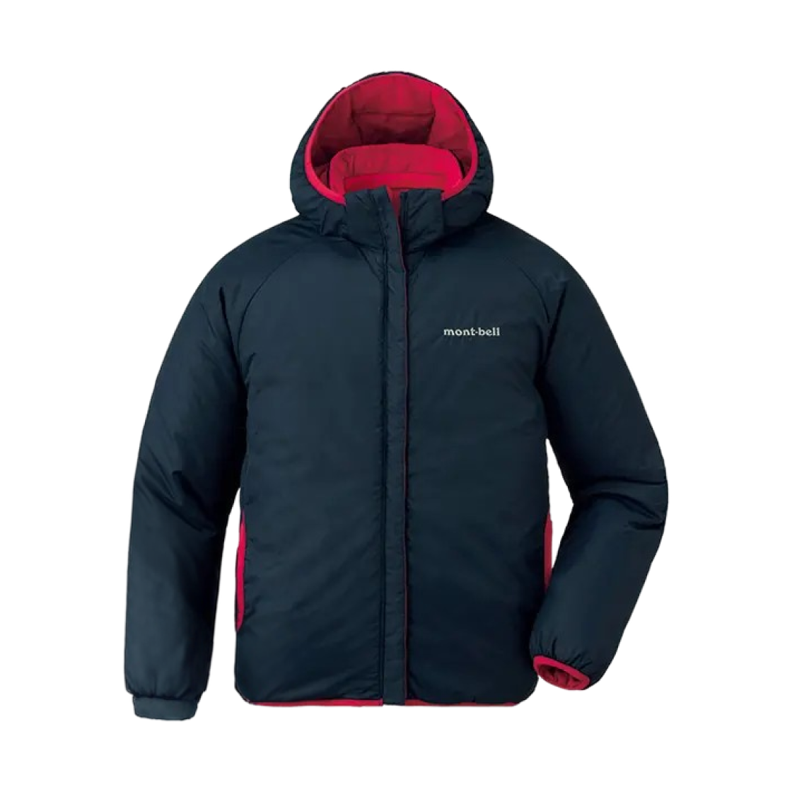 (키즈) 몽벨 써멀랜드 파카 버츄얼 핑크 다크 네이비((Kids) Montbell Thermaland Parka Virtual Pink Dark Navy) - 2