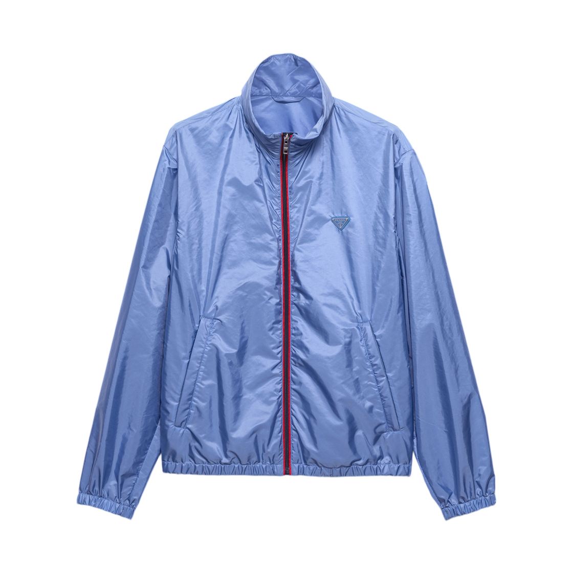 SGD130-1WQ9-F0EJS Prada Re-Nylon Jacket Light Blue Red