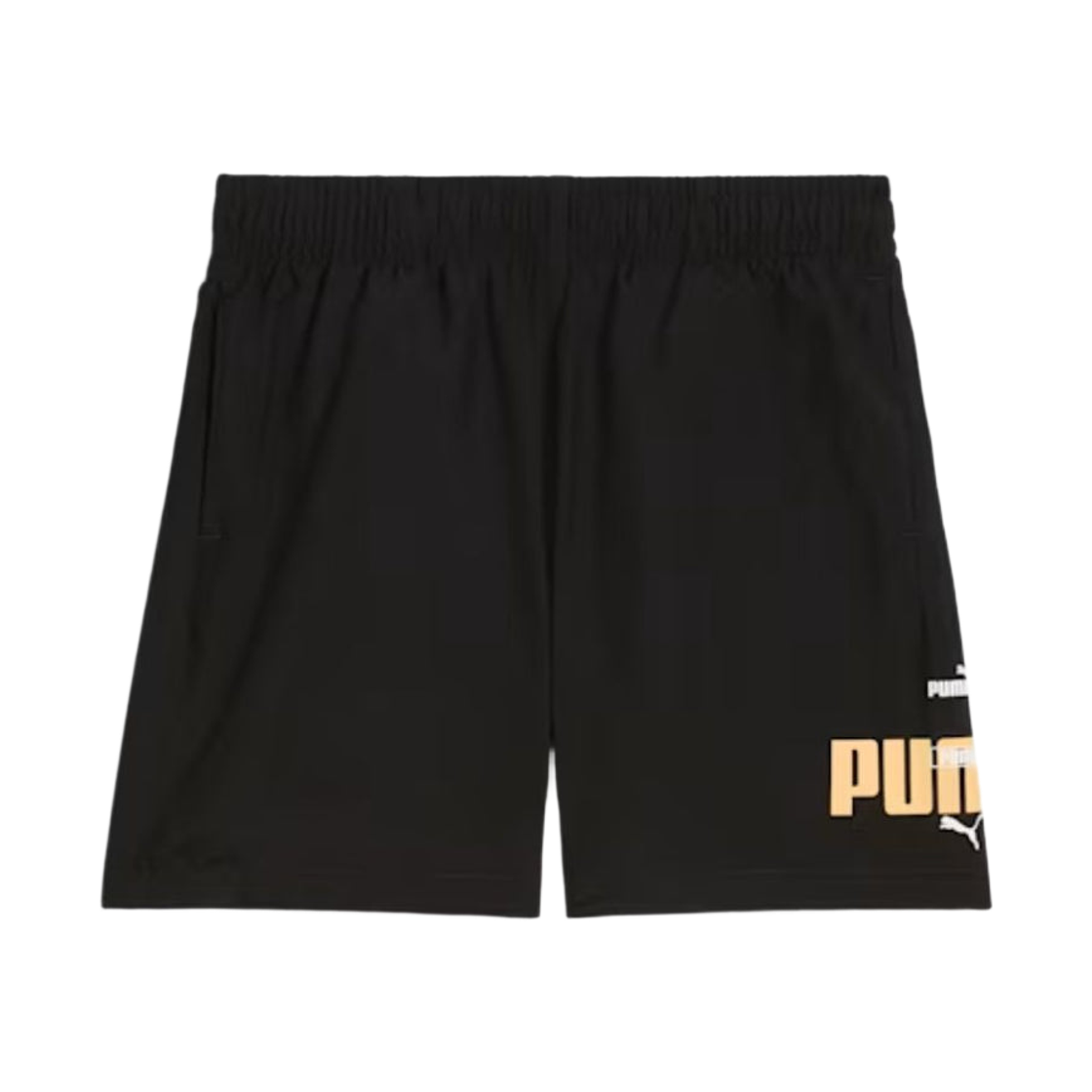 685796-01 (Kids) Puma Essentials Logo Lab Summer Woven Shorts Black