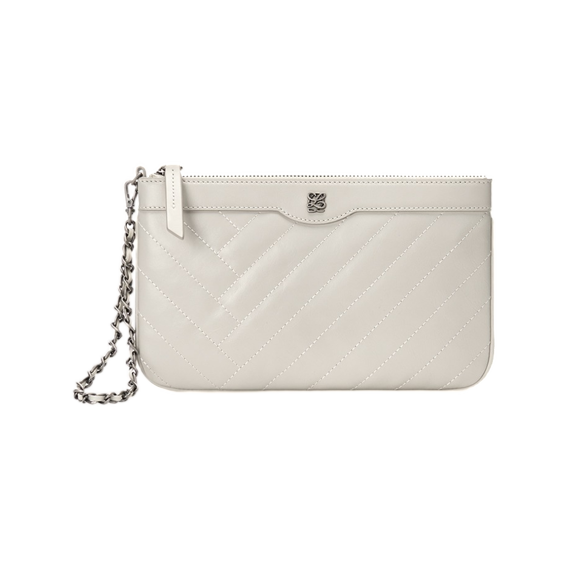 LCHT1QT04FA8IV0170 Louis Quatorze L-Quilting Clutch S Ivory