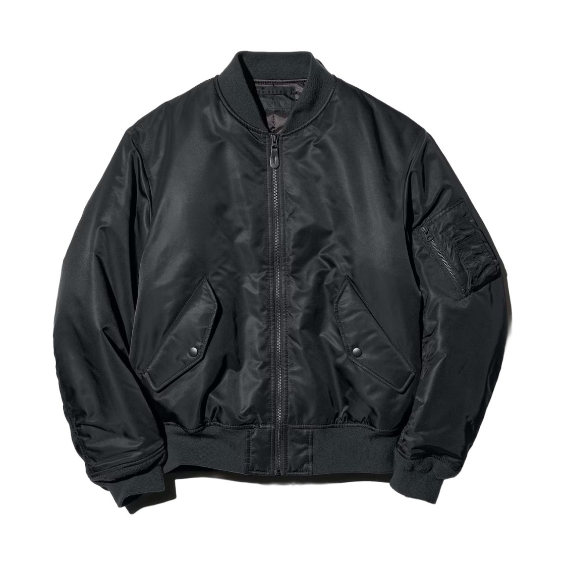 491292-09 Uniqlo MA-1 Blouson Black