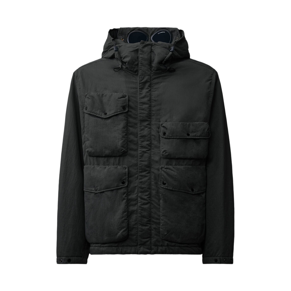 21CMOW080A110475G999 C.P. Company T-Flatt Padded Goggle Jacket Black - 26FW