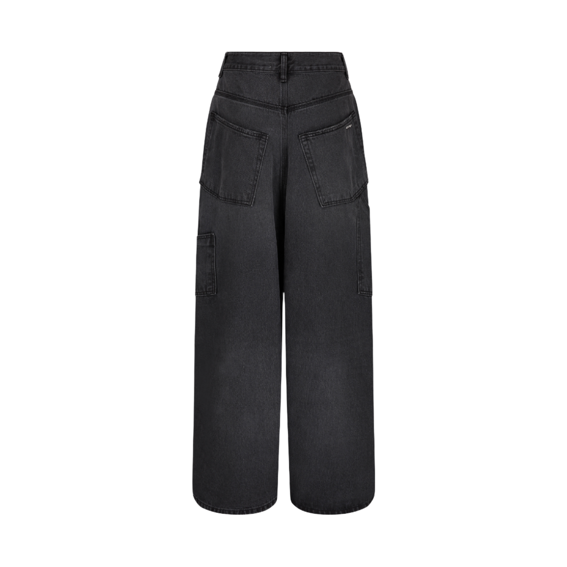 [KREAM 단독] 랑거 블랙 더블 니 새깅 진([KREAM 단독] Langer Black Double Knee Sagging Jeans) - 2