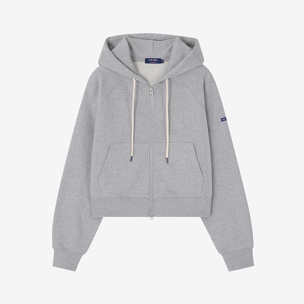 세인트제임스 봉봉 쁘띠 후디 집업 GRY ASJF2G3KR07-GRY(Saint James Bon Bon Petit Hoodie Zip GRY) - 2