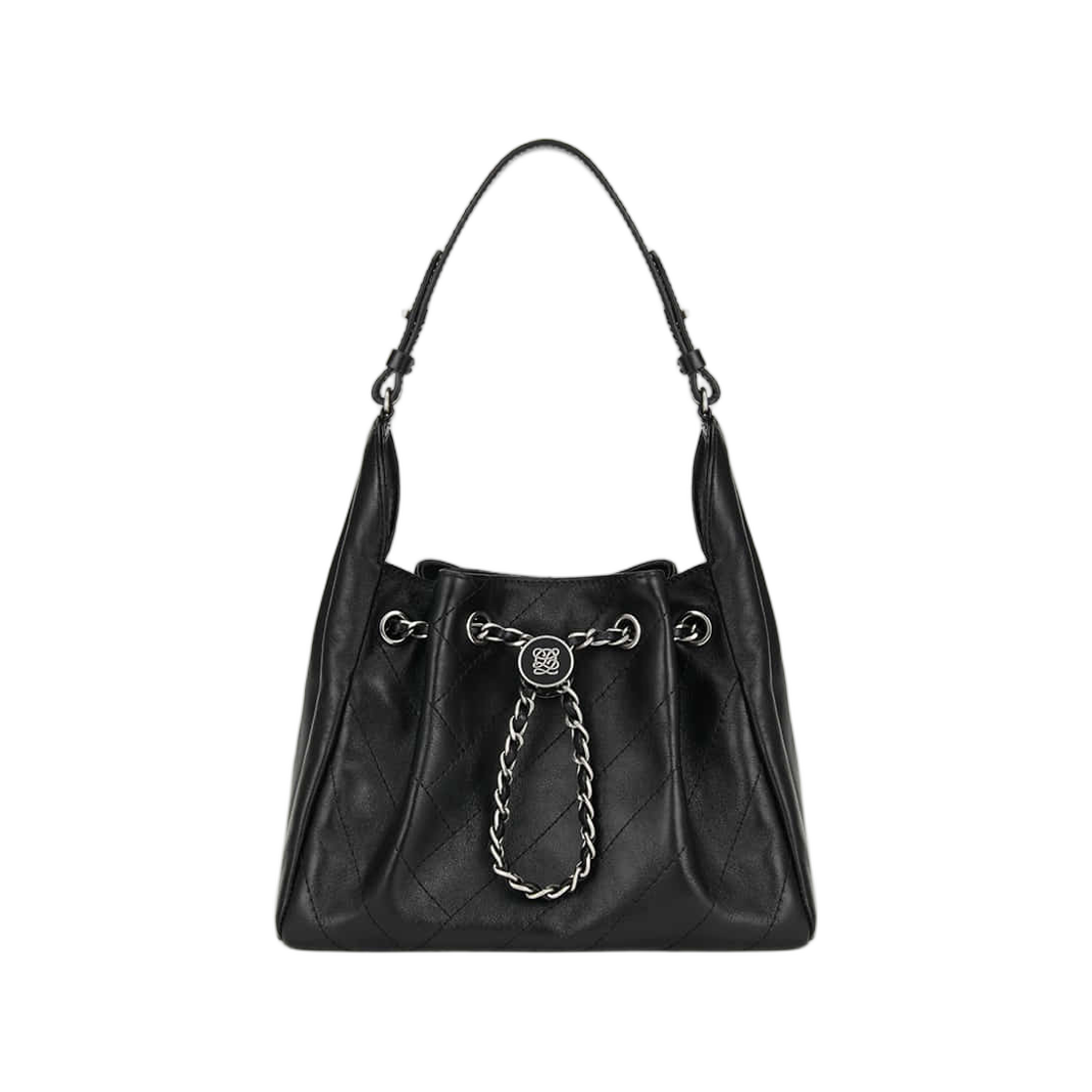 LVH61QT03FA4BL0171 Louis Quatorze L-Quilting Tote Bag Black