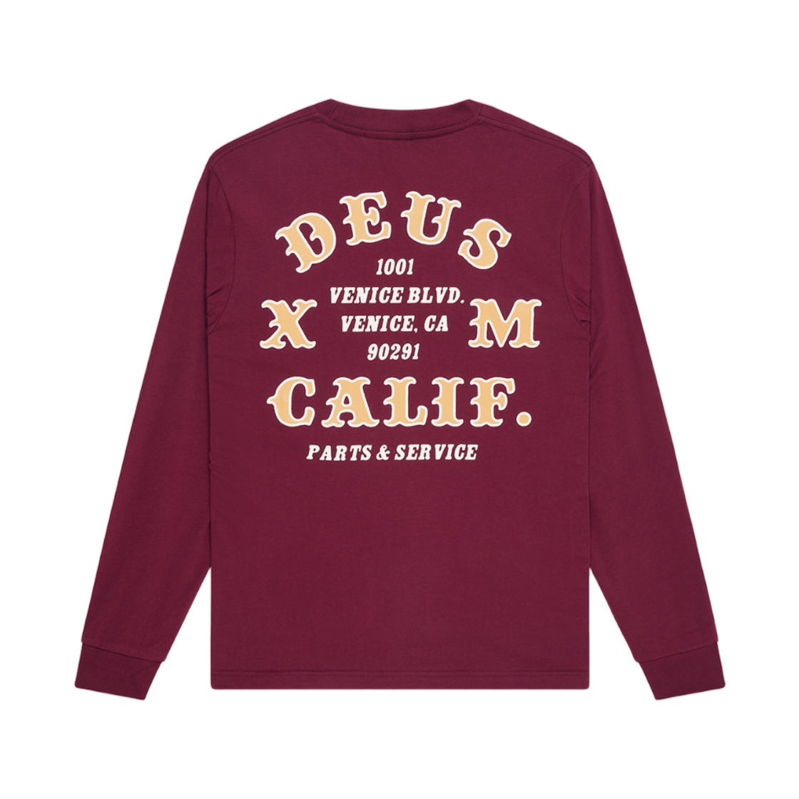 - Deus Ex Machina Quick Strike L/S T-Shirt Burgundy