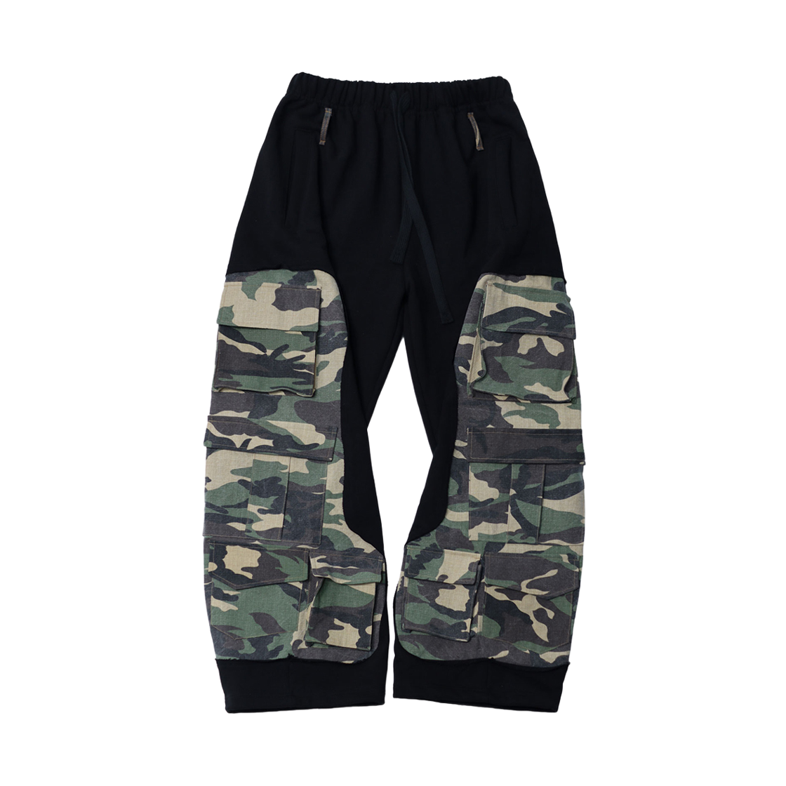 DST26FWPT001 DUCKDIVE Camo Multi-Pocket Training Pants Beige