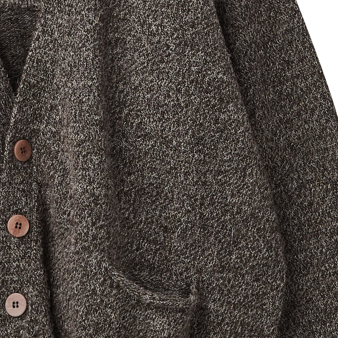 마리아노 그랜드파 가디건 다크 네추럴 - 26FW(Magliano Grandpa Cardigan Dark Natural - 26FW) - 4