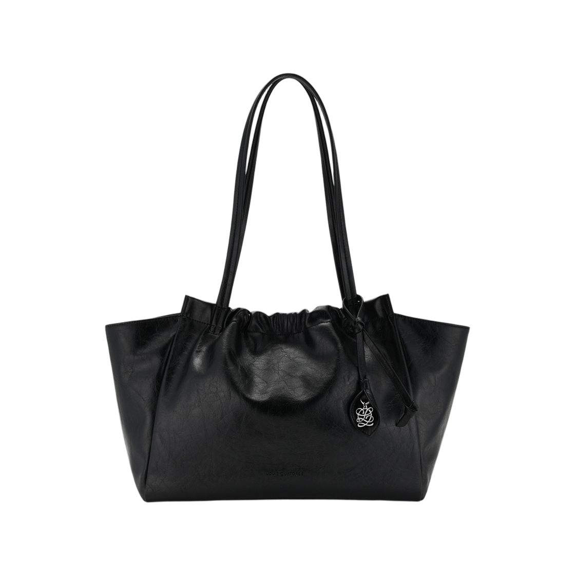LLH61FM06FA5BL0401 Louis Quatorze Flea Shoulder Bag Black