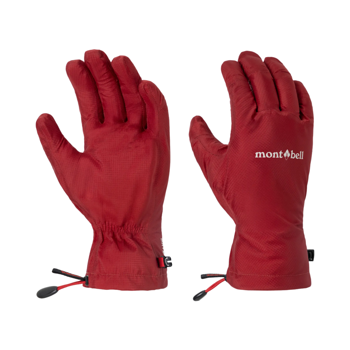 1119170 Montbell Dry-Tec Rain Gloves Wine Red