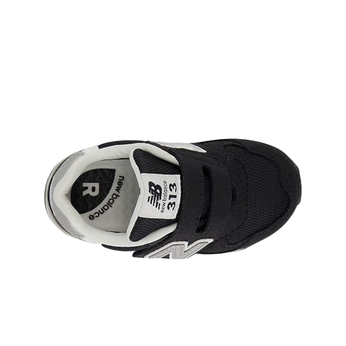 (TD) 뉴발란스 313 후크 앤 루프 블랙 - W 와이드((TD) New Balance 313 Hook and Loop Black - W Wide) - 2
