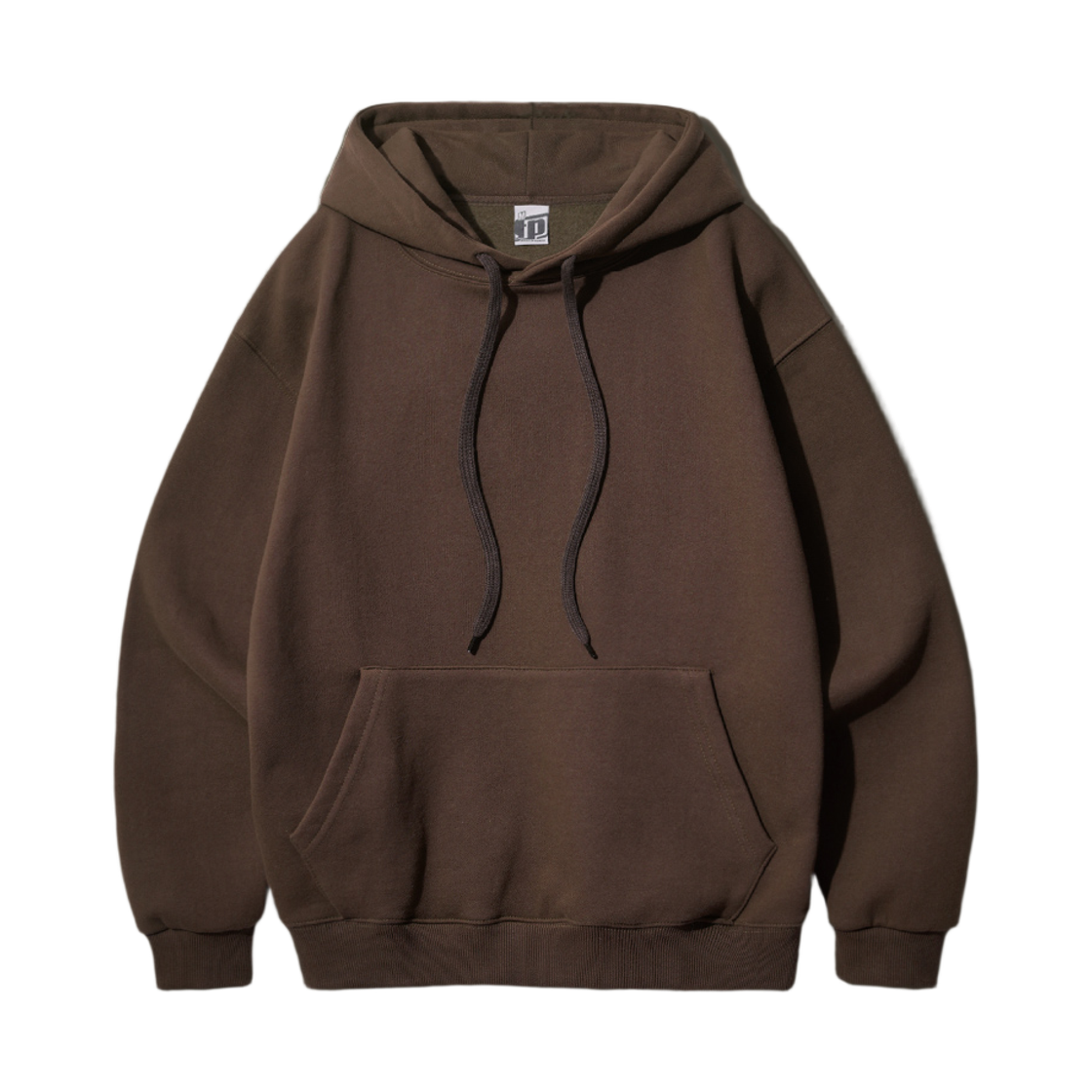 OGHD1934_brown_29 FP142 Original Solid Loose fit hoodie brown OGHD1934