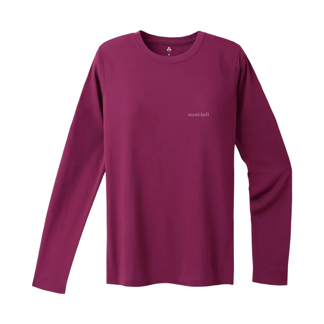 1114689 (W) Montbell Wickron Long Sleeve T-Shirt Wine Red