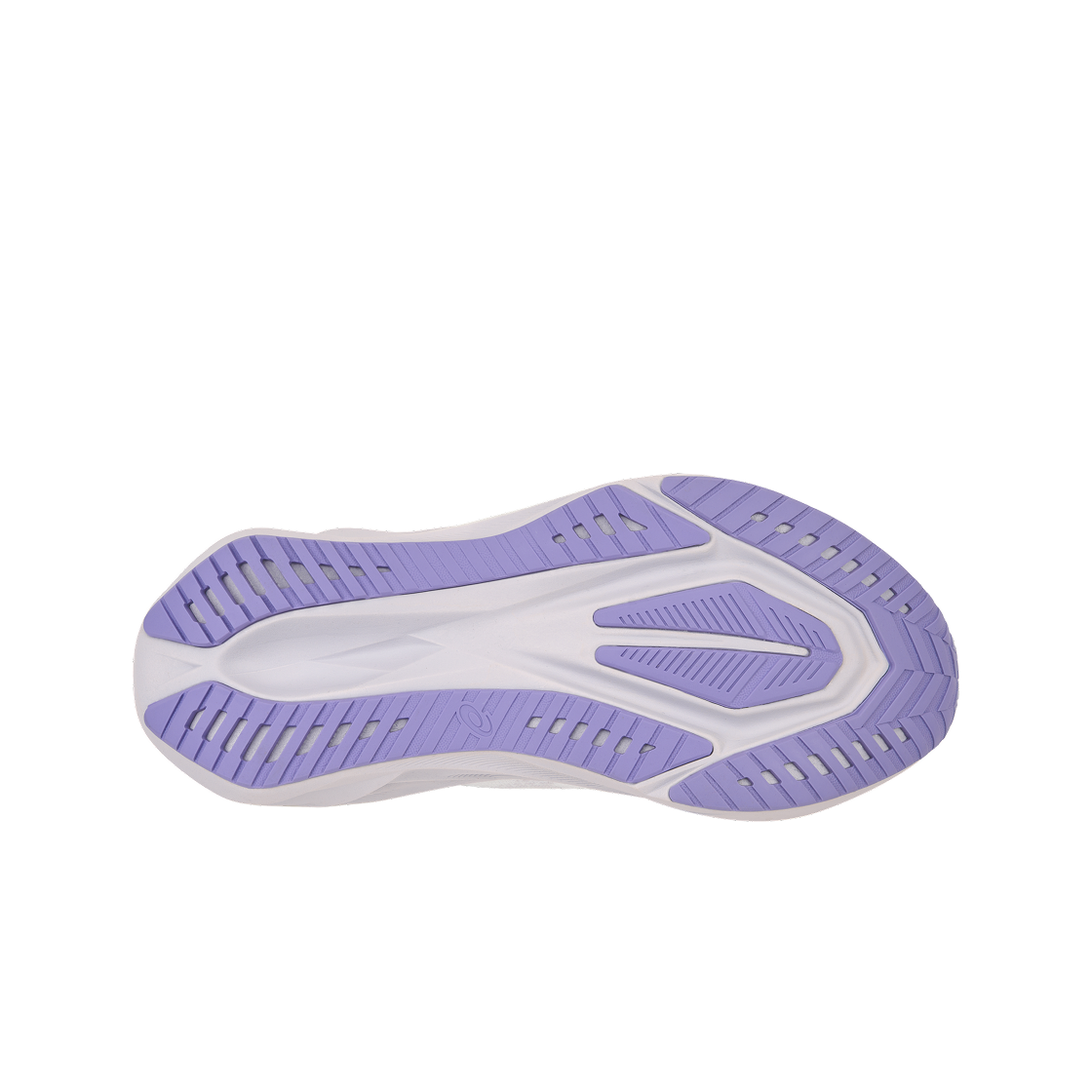 (W) 아식스 노바블라스트 5 화이트 라일락 힌트 - D 와이드((W) Asics Novablast 5 White Lilac Hint - D Wide) - 2