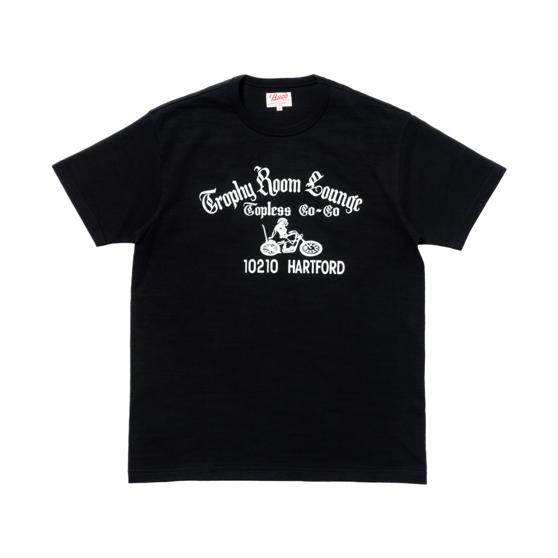 BC25007-030 The Real McCoy's Buco Trophy Room Lounge Athletic T-Shirt Black