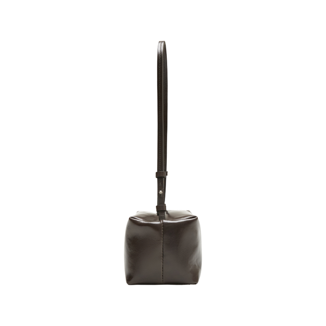 아모멘토 우먼 미니 쿠보 백 카키 브라운 - 26FW(Amomento Women Mini Cubo Bag Khaki Brown - 26FW) - 3
