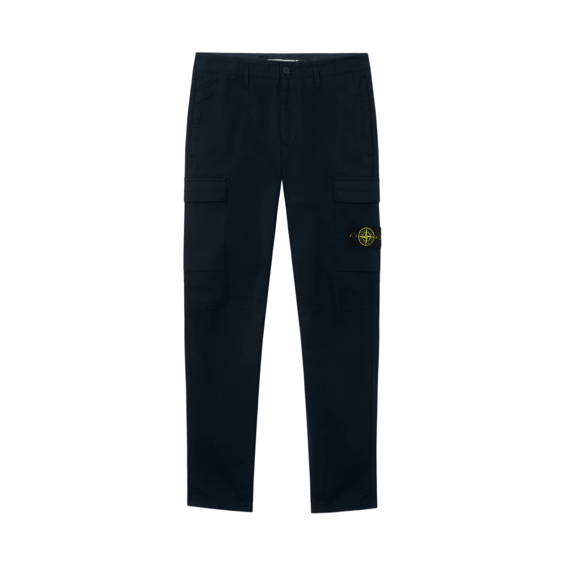 L2S1531000-32S0A10-V0020 Stone Island 3100032 Stretch Organic Cotton Twill Regular-Tapered-Fit Cargo Trousers Navy Blue - 26FW