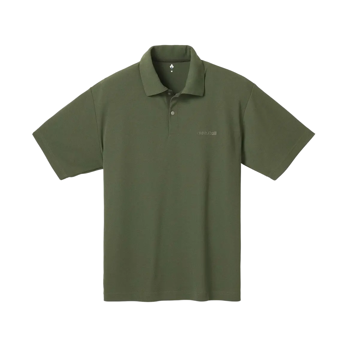 1104942 Montbell Wickron Collar Shirt Dark Green