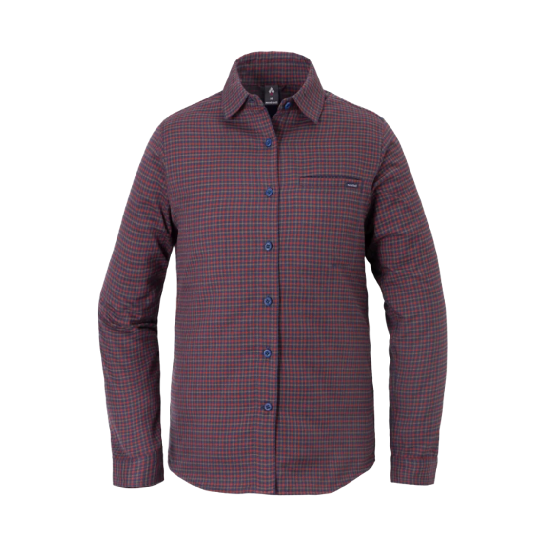 1114602 (W) Montbell Wickron O.D. Single Pocket Shirt Navy 25