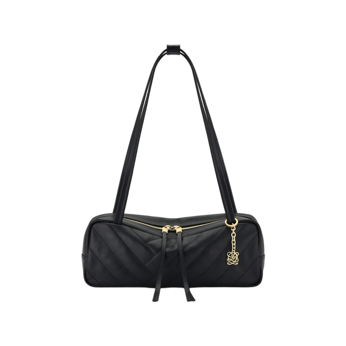 LLH63QT02FA1BL0171 Louis Quatorze L-Quilting Shoulder Bag Black