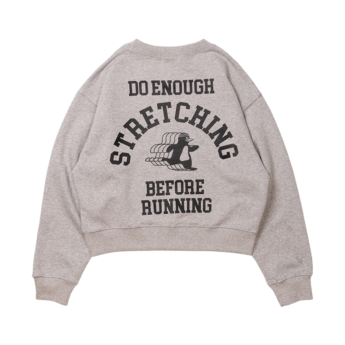 빅웨이브 컬렉티브 스트레칭 펭귄 여성 맨투맨 스포츠 그레이(BIGWAVE COLLECTIVE Stretching Penguin Women’S Fit Sweat Sport Gray)