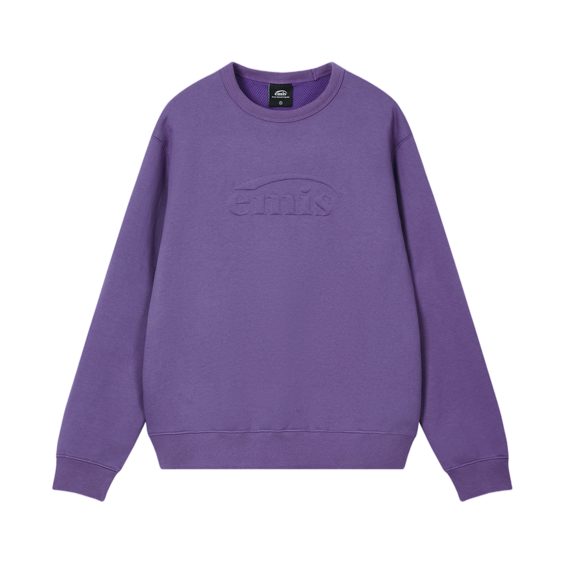 - Emis Embossed Logo Sweatshirt Purple