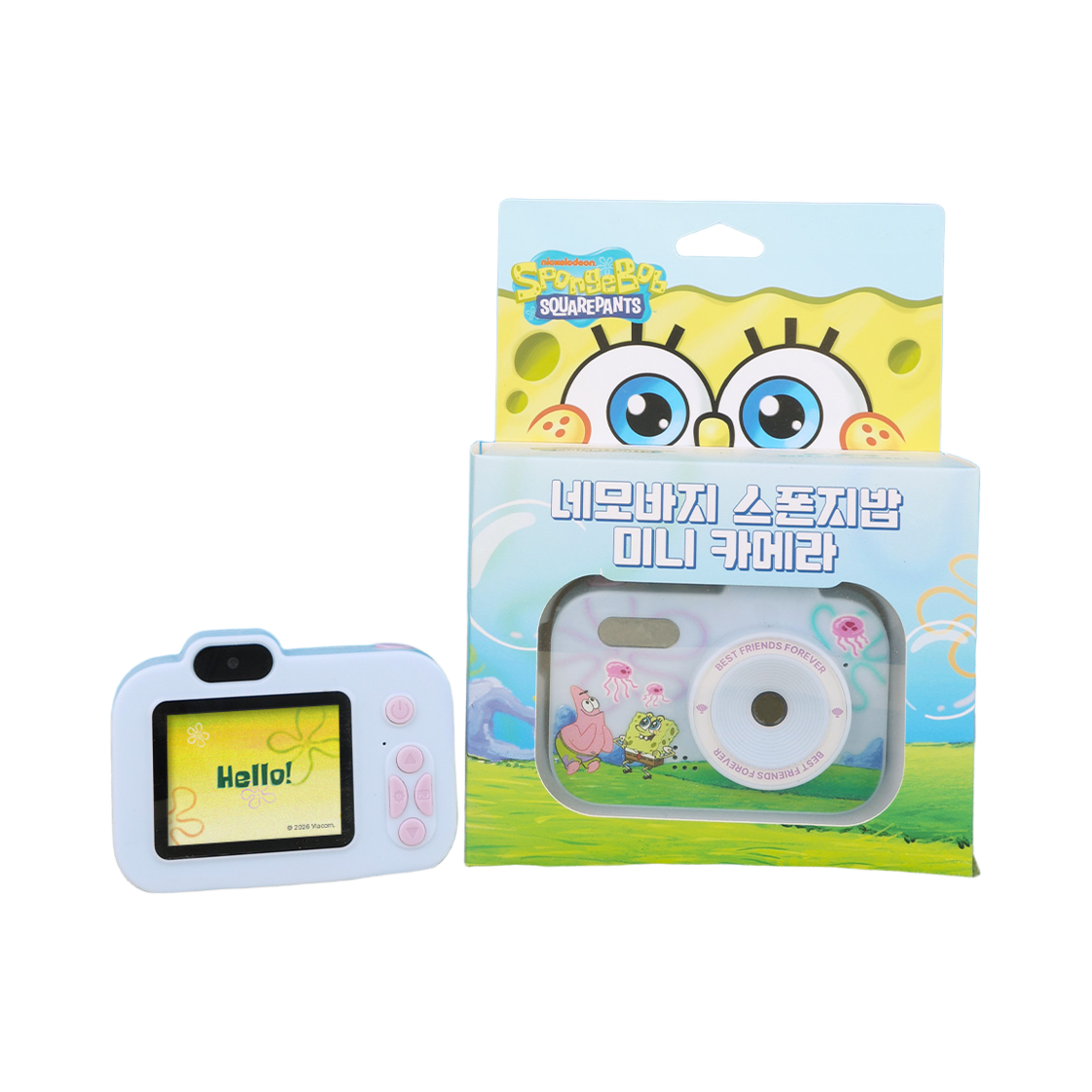 애니모어 스폰지밥 네모바지 스폰지밥 미니 레트로 카메라 굿즈(Animore Spongebob Mini Retro Camera) - 1