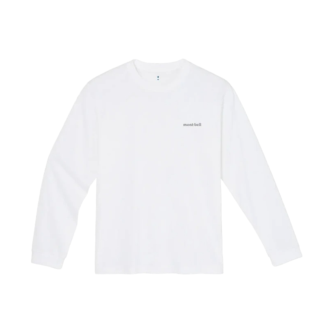 1114688 Montbell Wickron Long Sleeve T-Shirt White