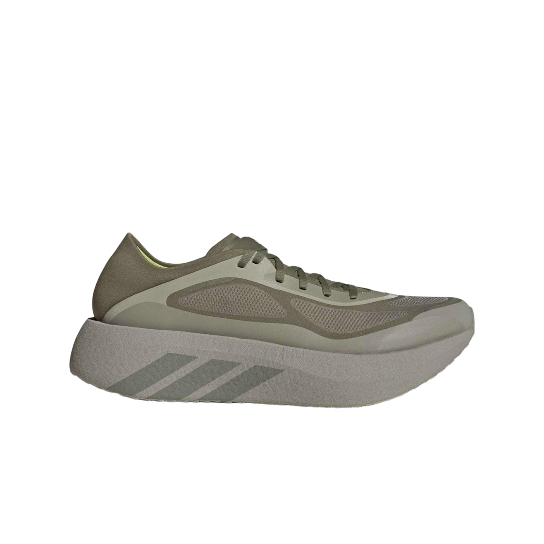 HQ9478 Adidas Hyperboost Run Silver Pebble Medium Dark Khaki