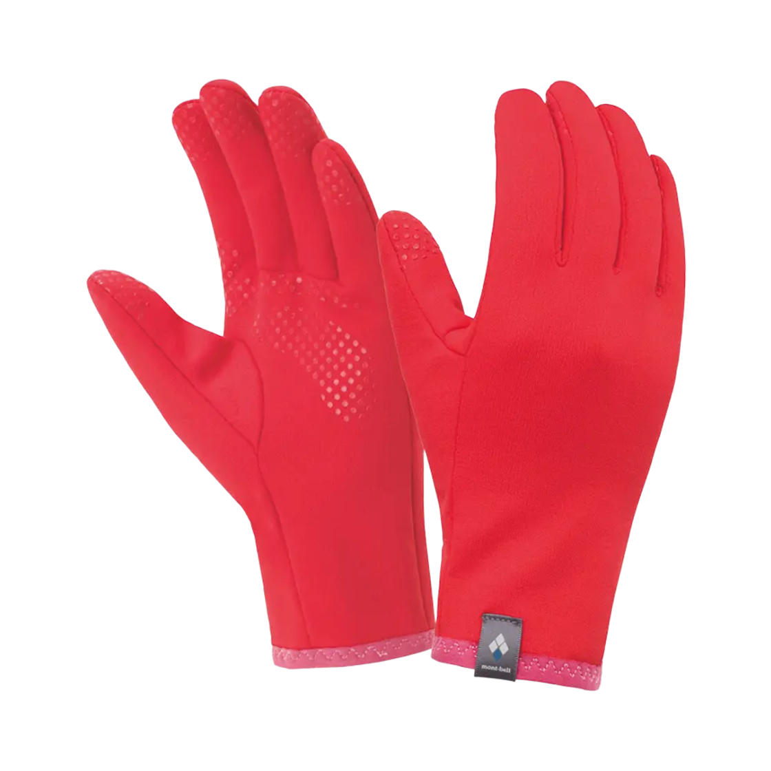 1118195 (Kids) Montbell Trail Action Gloves Carnation