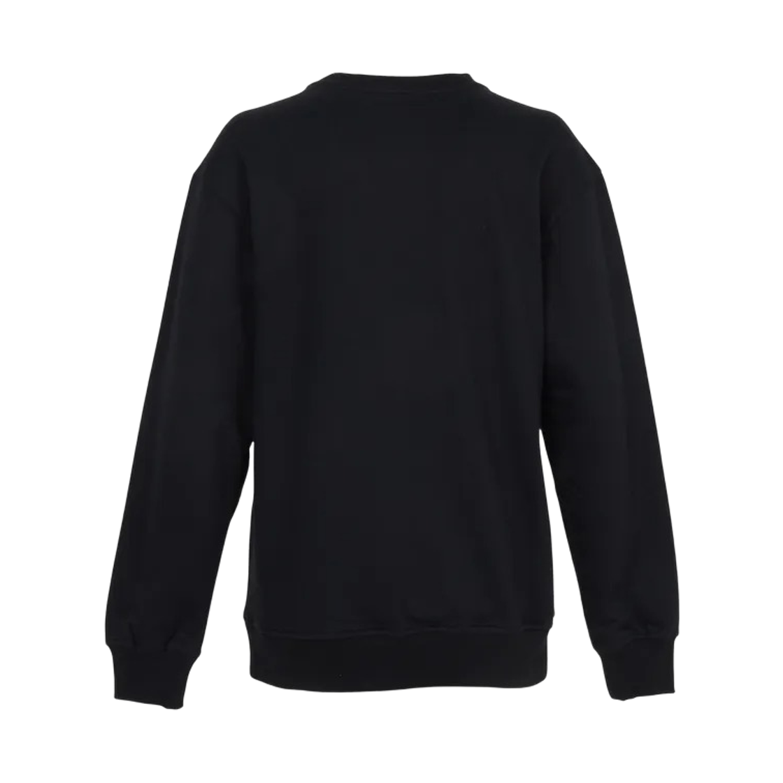 (키즈) 모스키노 멕시 프린트 크루넥 스웨트셔츠 블랙((Kids) Moschino Crewneck Sweatshirt with Maxi Print Black) - 2