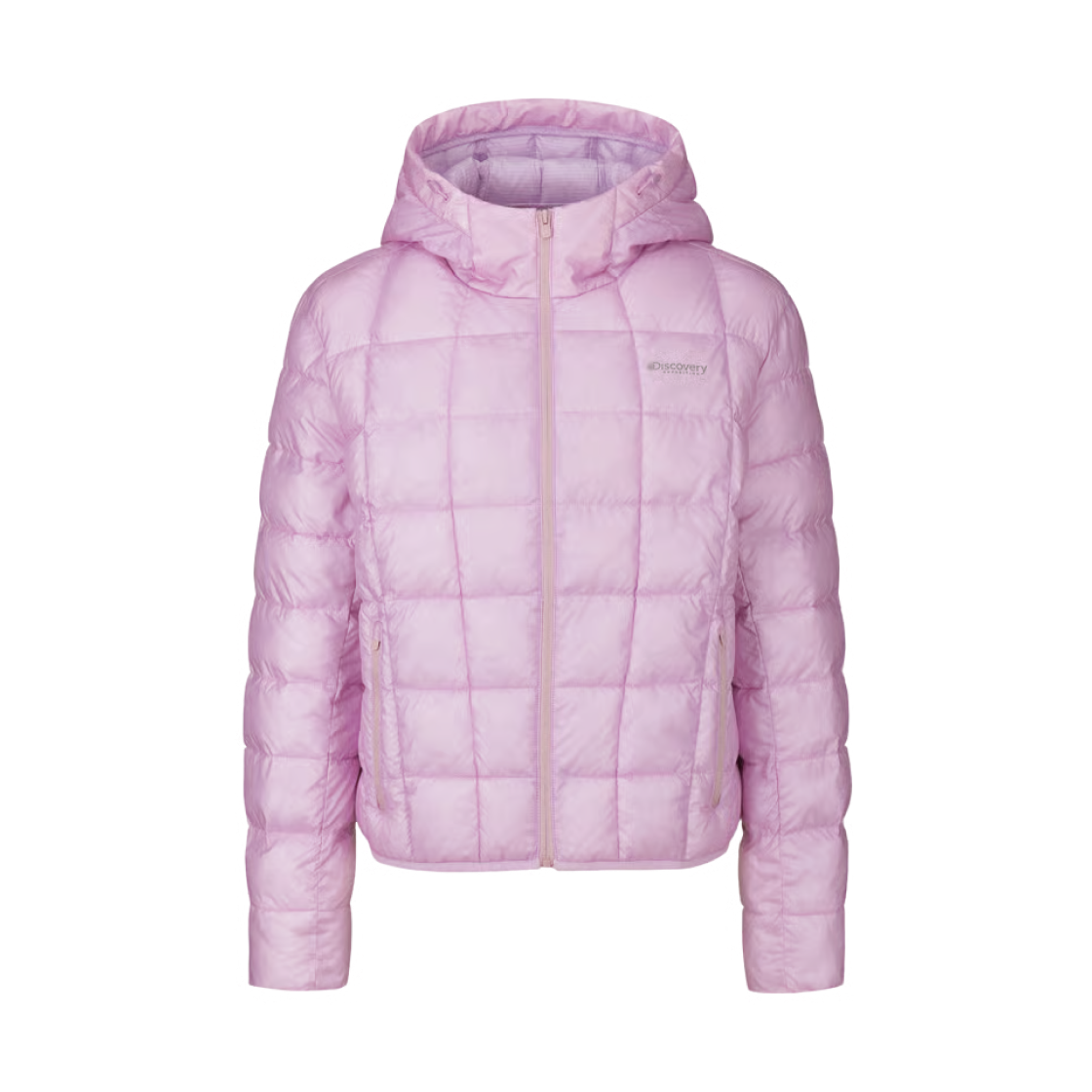 (W) 디스커버리 익스페디션 올버트 후드 경량 패딩자켓 핑크((W) Discovery Expedition Olvert Hooded Light Puffer Jacket Pink)