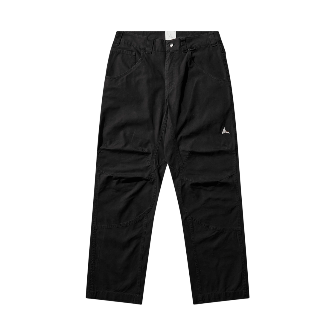 로아 크림프 쉐이프 코튼 팬츠 블랙(ROA Crimp Shaped Cotton Pants Black) - 1
