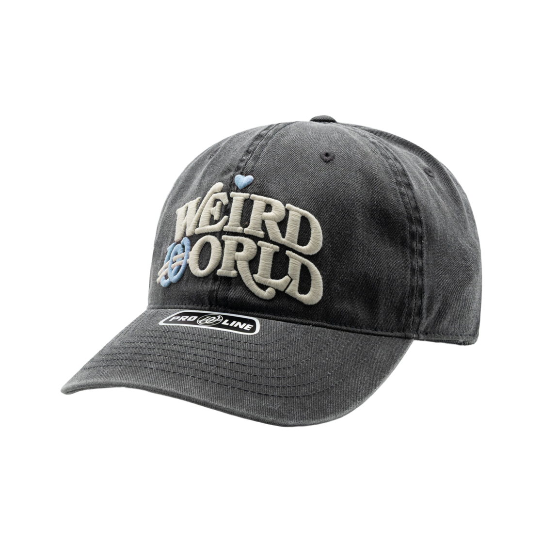 P00000PO Weird World Acro Logo Pigment Charcoal Skyblue