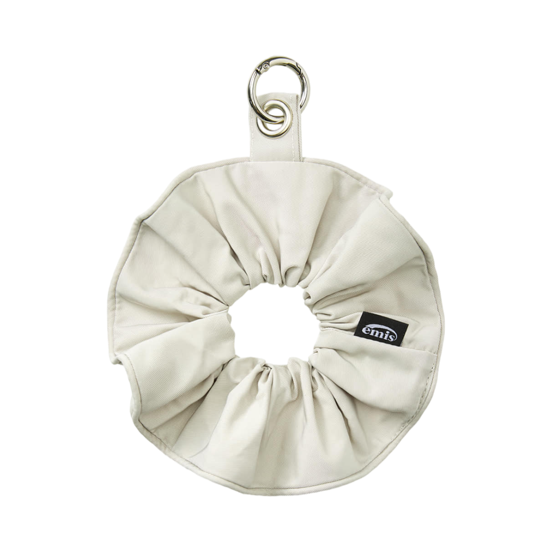 - Emis Tonal Scrunchie Keyring Ash Beige