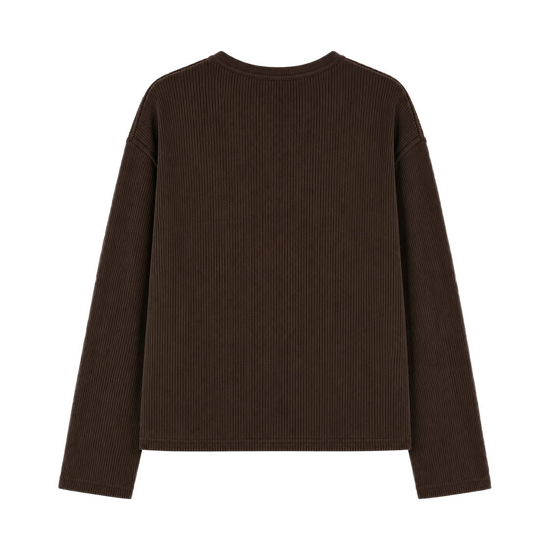 지크립 링 스냅 라운드 넥 세미 크롭 니트 가디건 모카브라운(GCLIP Ring Snap Round Neck Semi-Crop Knit Cardigan Mocha Brown) - 3