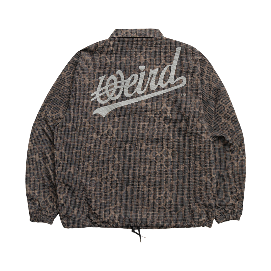 P00000PF Weird World Reflective Leopard Coach Jacket