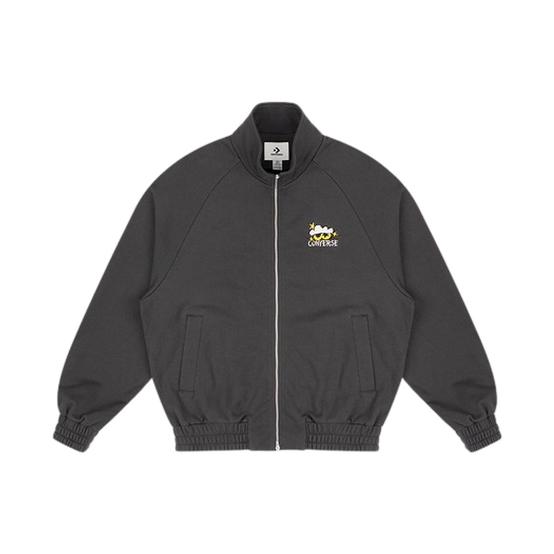 UCL158-GDA Converse x Zo&Friends Oversized Zip-Up Sweatshirt Dark Matter