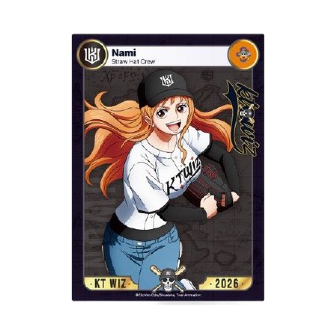 KT 위즈 x 원피스 나미 포토카드(KT Wiz x One Piece Nami Photo Card) - 1