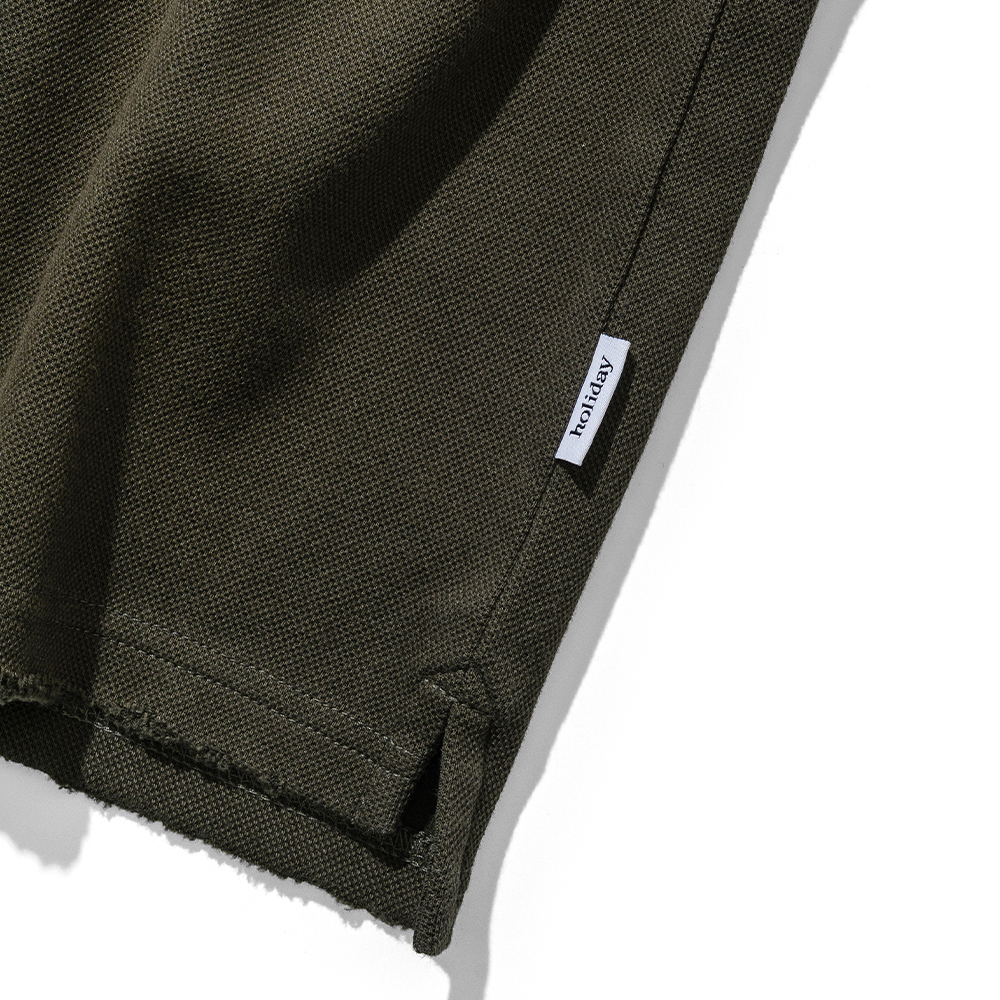 익스프레스 홀리데이 알바트로스 워시드 피케 셔츠 카키(Express Holiday Albatross Washed Pique Shirt Khaki) - 5
