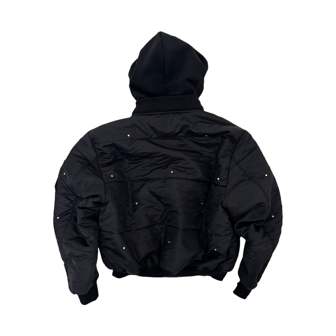 제노리포트 배드 리버시블 봄버 블랙(XENOREPORT Bad Reversible Bomber Black) - 2